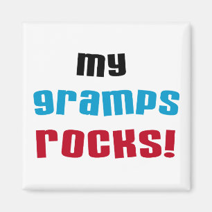 Aimant My Gramps Rocks T-shirts et cadeaux