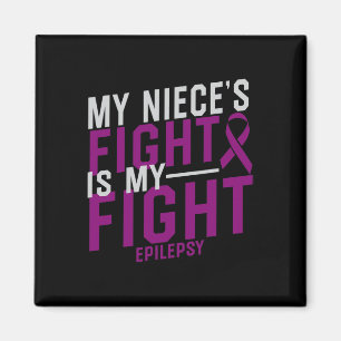 Aimant My Niece's Fight is My Fight Epilepsy Awareness