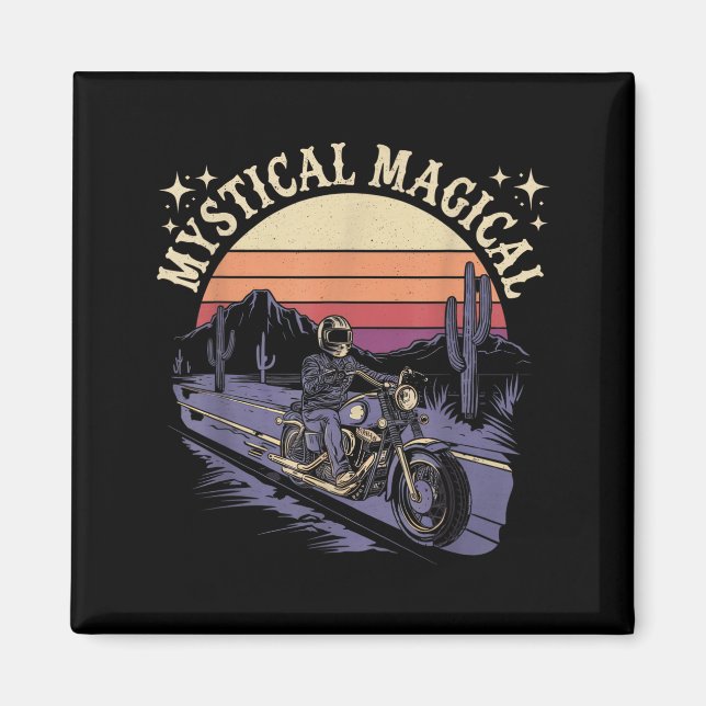 Aimant Mystical Magical Retro Aesthetic Space Gift Men Wo (Devant)
