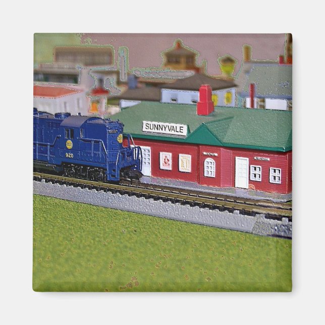 Aimant N Scale Model Train Village (Devant)