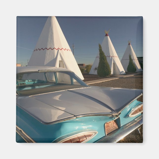 Aimant NA, USA, Arizona, Holbrook Route 66, Wigwam 2 (Devant)