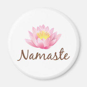 Aimant Namaste Lotus Flower Yoga