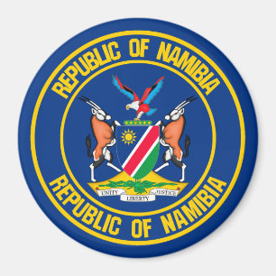 Aimant Namibia Round Emblem