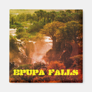 Aimant Namibie Kunene River Epupa Falls Paysage Baobabs