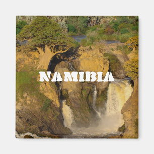 Aimant Namibie Kunene River Epupa Falls Paysage Baobabs