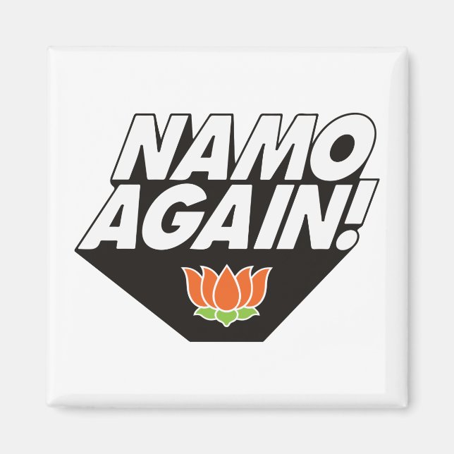 Aimant Namo Modiji 2019 Narendra Modi BJP Lotus T-s (Devant)