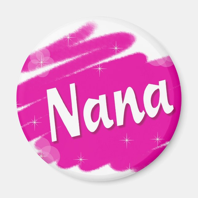 Aimant Nana aime le rose (Devant)