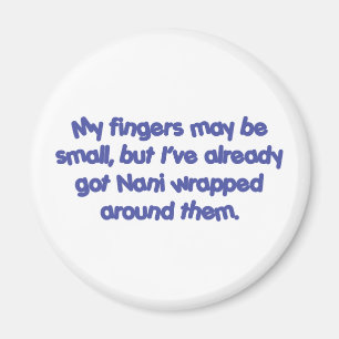 Aimant Nani&apos ; s enveloppé (bleu)