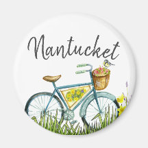 nantucket vélo vintage dans le champ lavande
