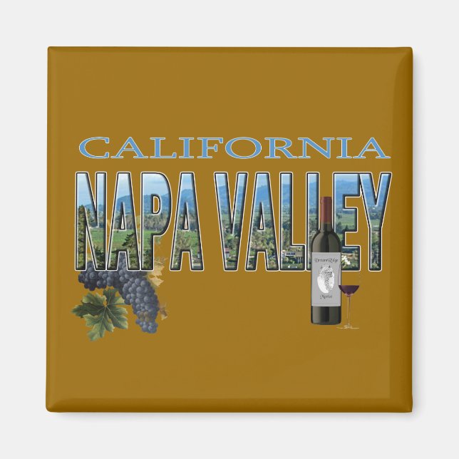 Aimant Napa Valley, CA (Devant)