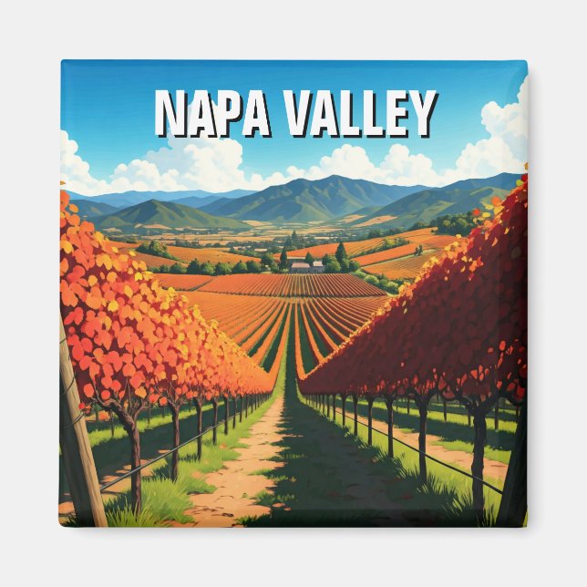 Aimant Napa Valley California (Devant)