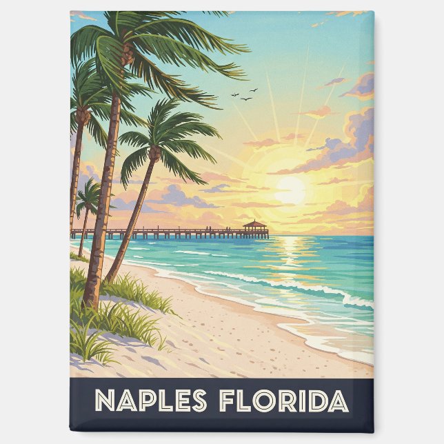 Aimant Naples Floride Travel (Recto)