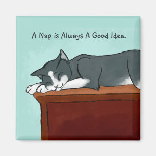 Aimant Napping Kitty