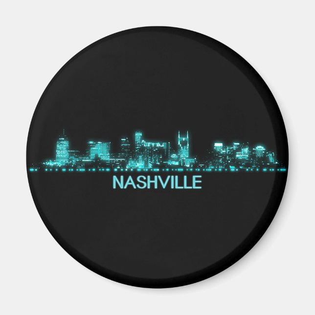 Aimant Nashville Skyline (Devant)