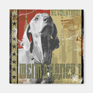 Aimant Nation Weimaraner : Weimaraner Vintage !