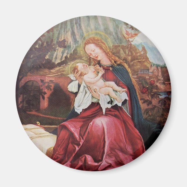 AIMANT NATIVITÉ AVEC ANGELS - MAGIE DE NOËL (Devant)
