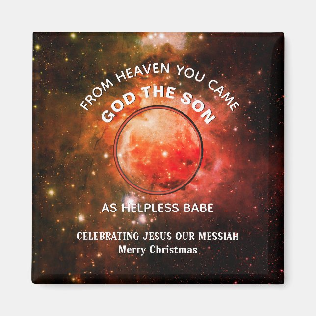 Aimant Nativité chrétienne de Noël (Devant)