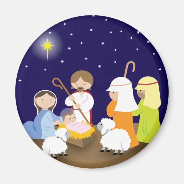 Aimant Nativité du Seigneur (Devant)