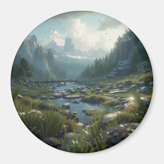 Aimant Nature 21. (Devant)