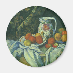 Aimant Nature morte, rideau et pichet de Paul Cezanne
