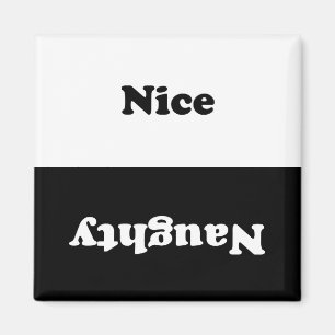 Aimant Naughty Nice Clean Dirty ON OFF Lave-vaisselle Lav