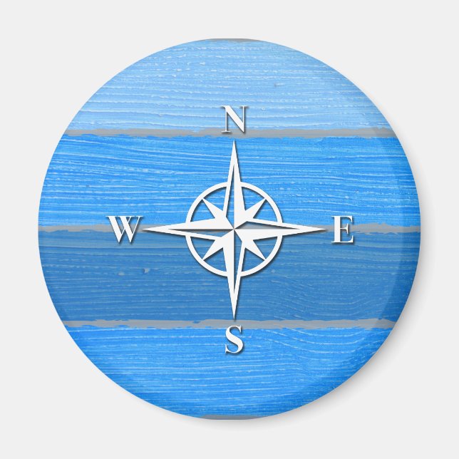 Aimant Nautical themed design (Devant)