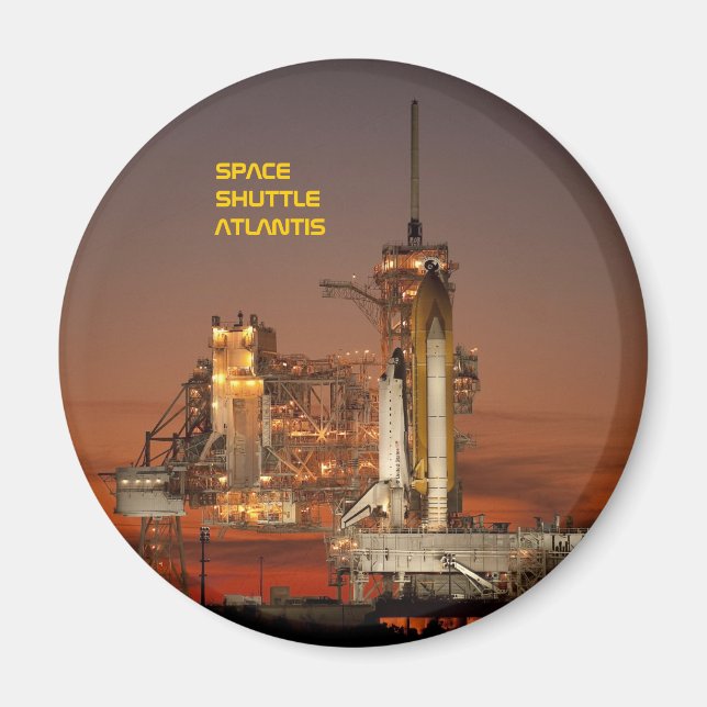 Aimant Navette spatiale Atlantis (Devant)