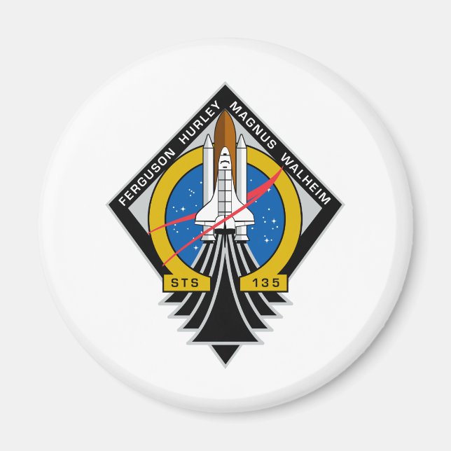 Aimant Navette spatiale Atlantis (Devant)