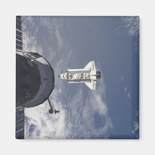 Aimant Navette spatiale Atlantis et un vaisseau spatial r (Devant)