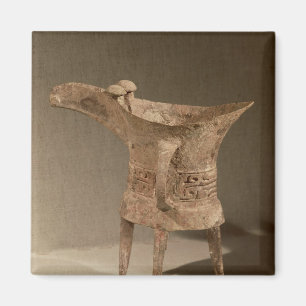 Aimant Navire à trois pieds de "chueh" pour le vin de