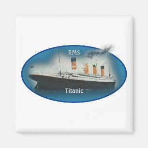 Aimant Navire de ligne Titanic Maritime Blue Star
