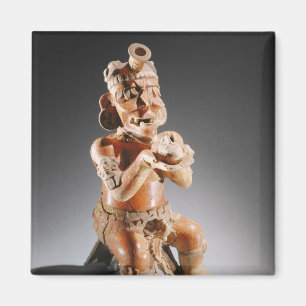 Aimant Navire en deux parties polychrome d'effigie,