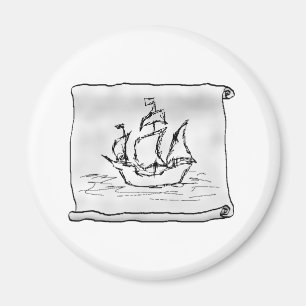 Aimant Navire pirate.