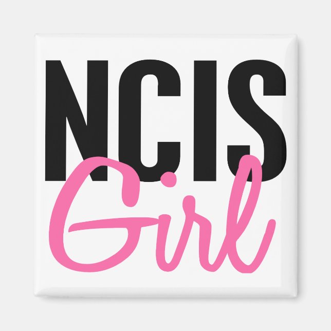 Aimant NCIS Girl 4 (Devant)