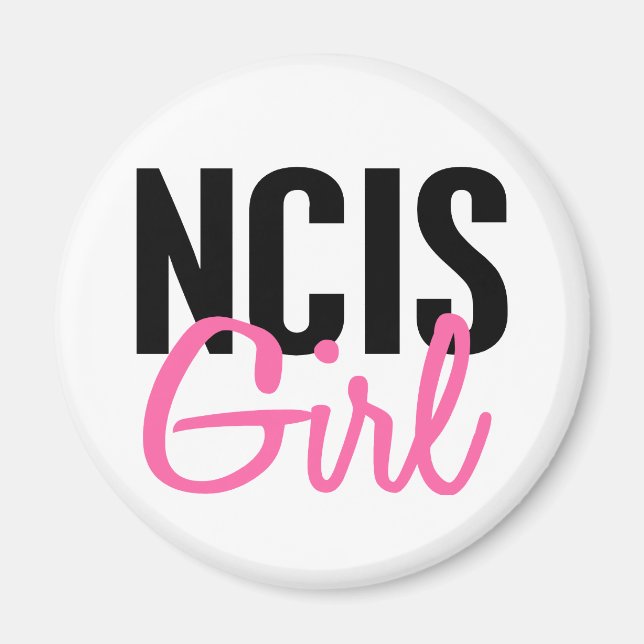 Aimant NCIS Girl 4 (Devant)