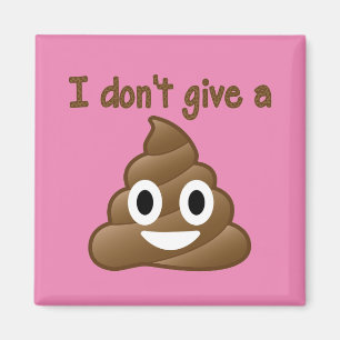 Aimant Ne donnez pas une dunette d'Emoji