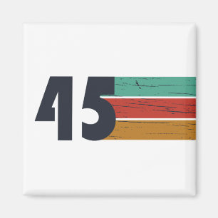 Aimant Né en 1945 cadeaux vintages de 80e anniversaire