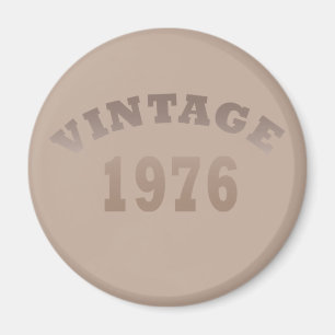 Aimant Né en 1976 anniversaire vintage