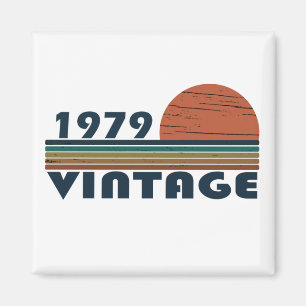 Aimant Né en 1979 anniversaire vintage