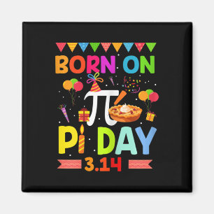 Aimant Né Le Jour Du Pi Anniversaire Maîtrise 3.14 Gif De