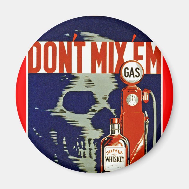 Aimant Ne mélangez pas Em (Devant)