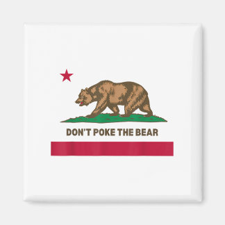 Aimant Ne pas prendre l’ours California Republic Design _