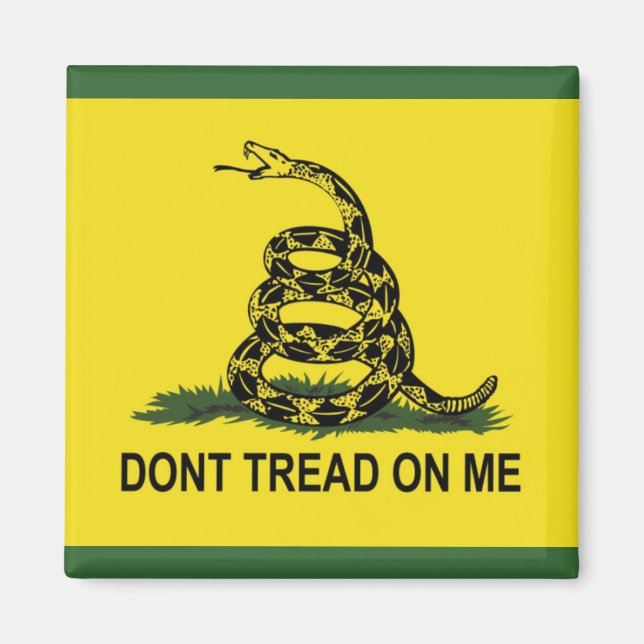 Aimant Ne Pas Tourner Sur Moi Drapeau Gadsden (Devant)