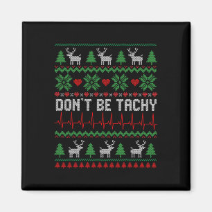 Aimant Ne sois pas Tachy Cardiac Nurse Vilain Noël Cardia