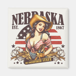 Aimant Nebraska L'État Cornhusker