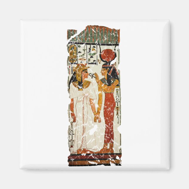 Aimant Nefertari avec Isis (Devant)