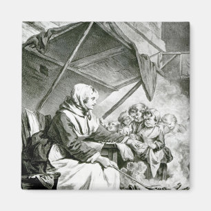 Aimant Négociation au-dessus des châtaignes