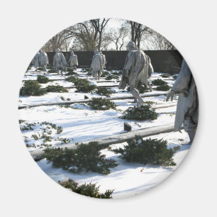 Aimant Neige du mémorial des anciens combattants de la gu