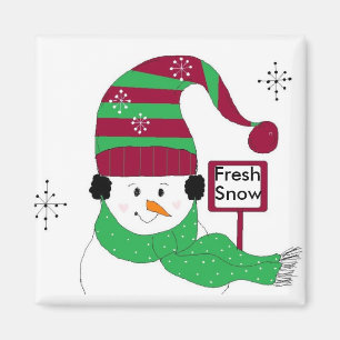 Aimant Neige fraîche