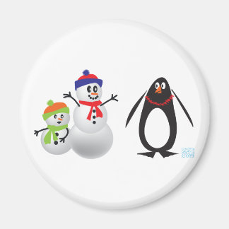 Aimant Neiges et pingouins